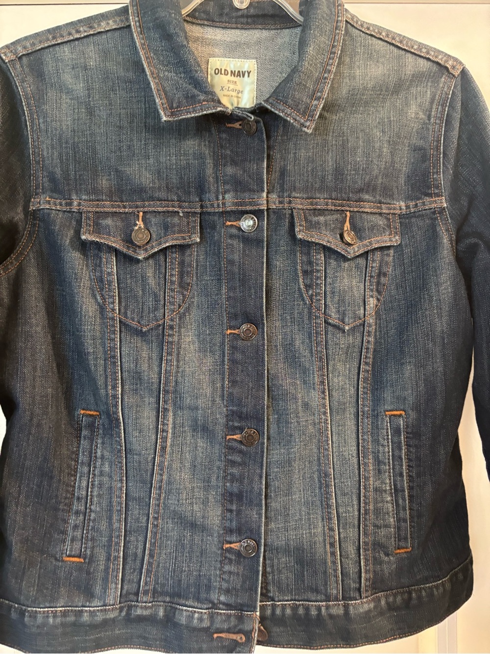 Old Navy Dark Blue Women's XL Denim Jacket